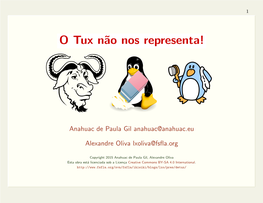 O Tux N˜Ao Nos Representa!