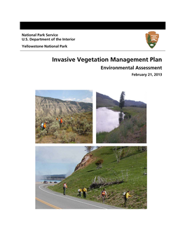 Invasive Vegetation Management Plan Environmental Assessment February 21, 2013