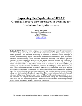 Thesis, and Concatenation (∙), Alternation (+), and Kleene Star (*) Operators