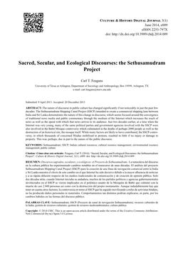 The Sethusamudram Project