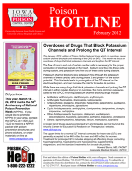 Overdoses of Drugs That Block Potassium Channels and Prolong the QT Interval