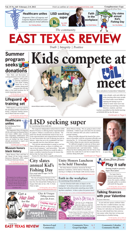 LISD Seeking Super by Contributing Writer by Contributing Writer Kelly Bell Kelly Bell the Longview Independent School District (LISD) About Wilcox’S Hiring