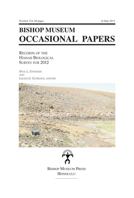 Occasional Papers