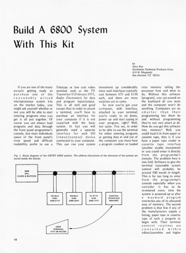 Build a 6800 System with This Kit