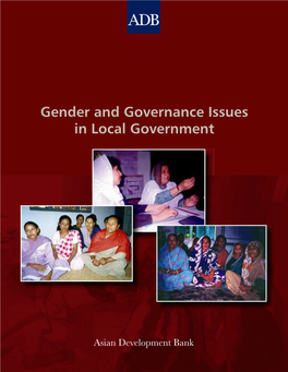 Gender and Governance Issues in Local Government