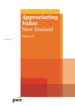 Appreciating Value New Zealand Edition Six