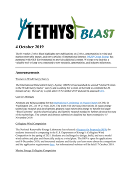 10-4-19 Tethys Blast