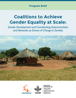 Coalitions to Achieve Gender Equality at Scale