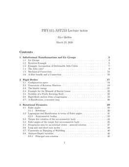 PHY411-AST233 Lecture Notes