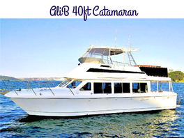 Alib 40Ft Catamaran Vessel Features