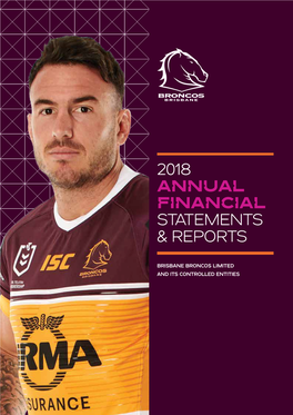 2018 Annual Financial Statements & Reports