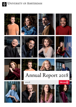 Annual Report 2018 Uva.Nl Disclaimer: Every Effort Has Been Made to Provide an Accurate Translation of the Text