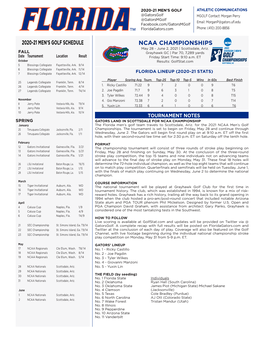 NCAA CHAMPIONSHIPS May 28 - June 2, 2021 | Scottsdale, Ariz