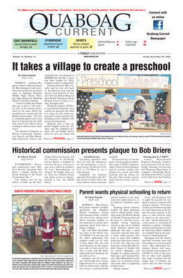 It Takes a Village to Create a Preschool