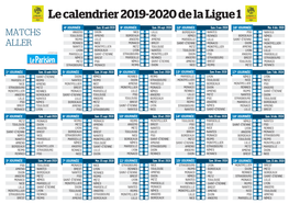 SPO Calendrier Ligue 1 2019 2020 Pour