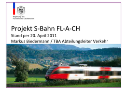 Projekt S-Bahn FL-A-CH Stand Per 20