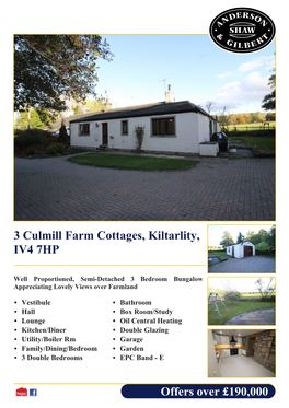 Offers Over £190,000 3 Culmill Farm Cottages, Kiltarlity, IV4