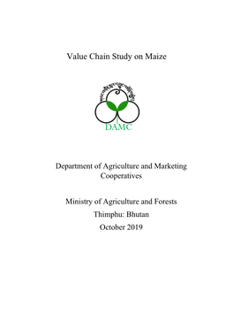 Value Chain Study on Maize