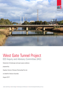 West Gate Tunnel Project EES Inquiry and Advisory Committee (IAC)