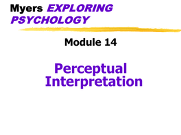 Introduction to Psychology