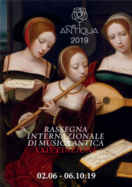 Rassegna Internazionale Di Musica Antica Xxiv Edizione