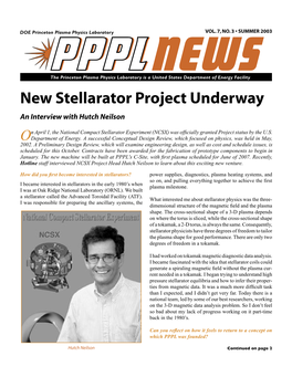 PPPL News Summer03