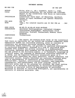 Connecticut School Districts, and Provides an Annotated