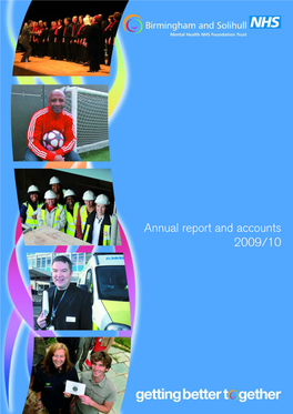 BSMHFT Annual Report and Accounts 2009/10