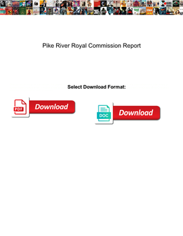 Pike River Royal Commission Report