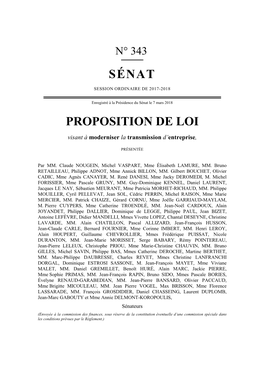 Texte De La Proposition De