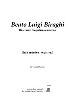 Beato Luigi Biraghi Itinerários Biográficos Em Milão