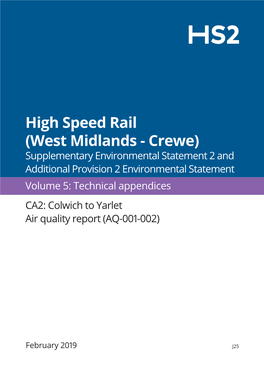 HS2 Phase 2A Appendix