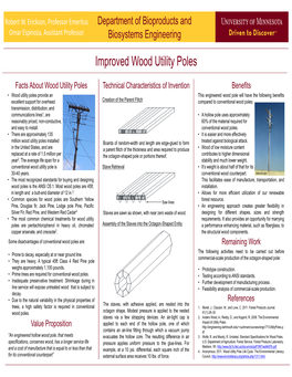 Improved Wood Utility Poles