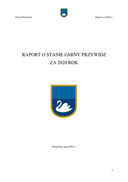 Raport O Stanie Gminy Przywidz Za 2020 Rok