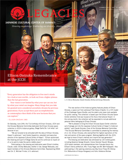 Ellison Onizuka Remembrance at the JCCH