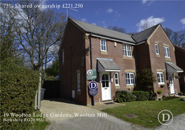 19 Woolton Lodge Gardens, Woolton Hill 75% Shared Ownership £221,250