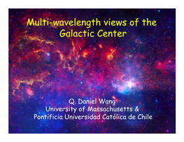 Multi-Wavelength Views of the Galactic Center