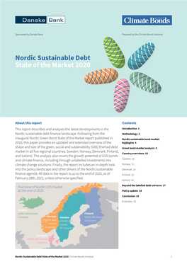 Nordic Sustainable Debt State of the Market 2020