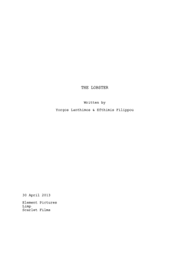 The Lobster Script (PDF)