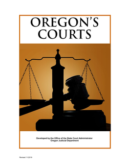 Developed by the Office of the State Court Administrator Oregon Judicial Department