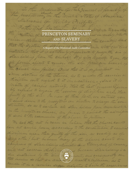 Princeton Seminary and Slavery: Context