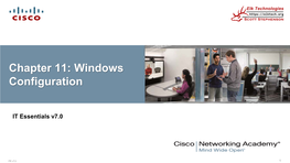 Chapter 11: Windows Configuration