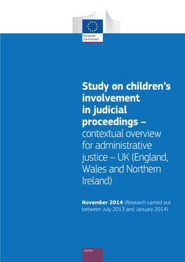 Study on Children's Involvement in Judicial Proceedings – Contextual