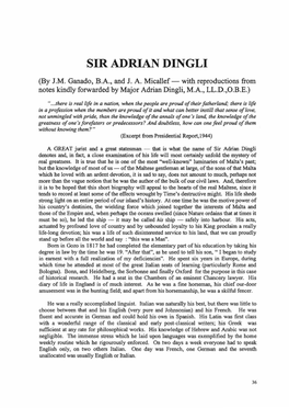 Sir Adrian Dingli