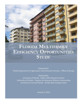 Florida Multifamily Efficiency Opportunities Study