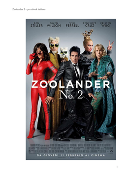 Zoolander 2 – Pressbook Italiano