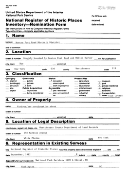 National Register of Historic Places Inventory—Nomination Form