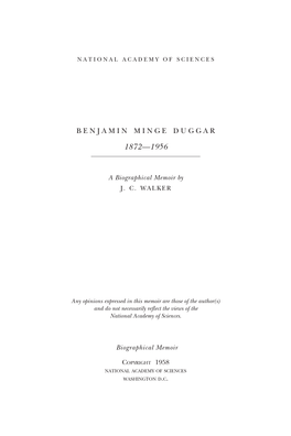 Benjamin Minge Duggar