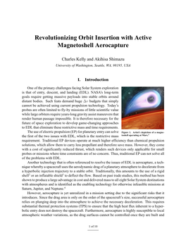 Revolutionizing Orbit Insertion with Active Magnetoshell Aerocapture