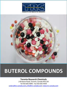 Buterol Compounds